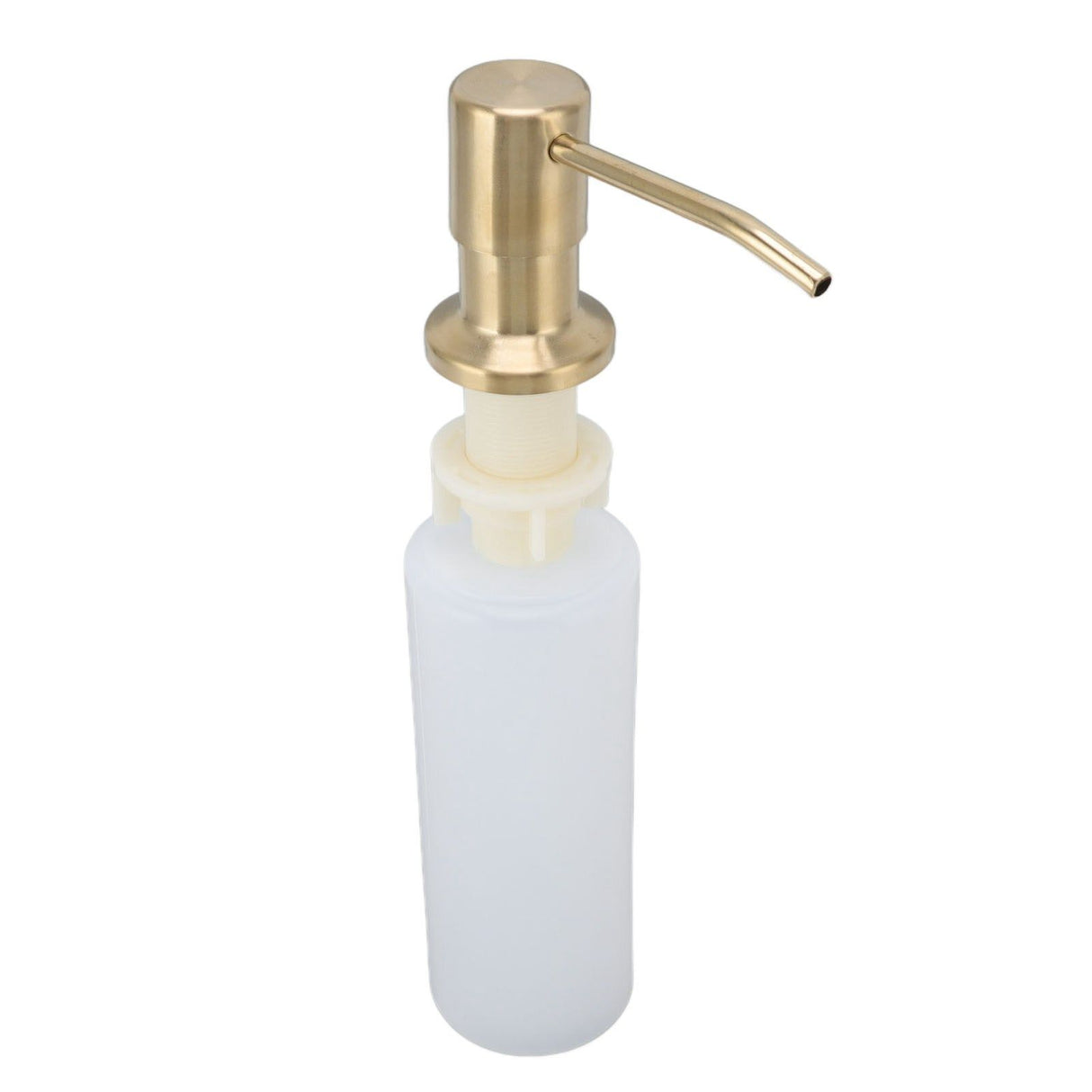 300ml Kitchen Sink Soap Dispenser Stainless Steel 360° Rotation Multifunctional Soap Dispenser for Kitchen Gold