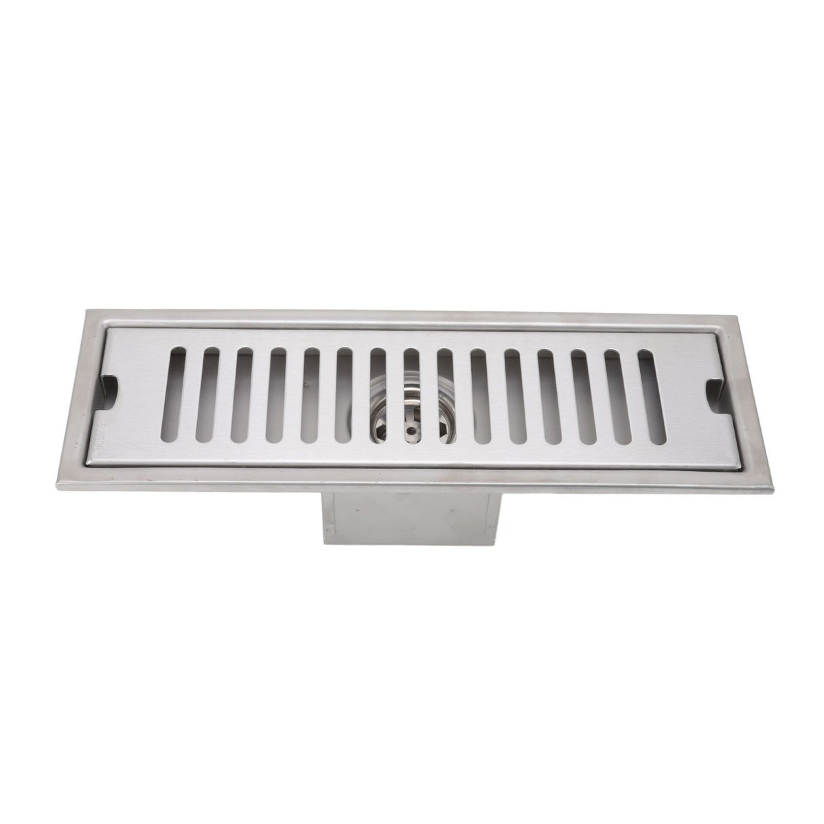 12 Inch Linear Shower Drain Rectangular Shower Floor Drain Channel Quick Drainage with Anti Odor Check Valve for Bathroom Kitchen