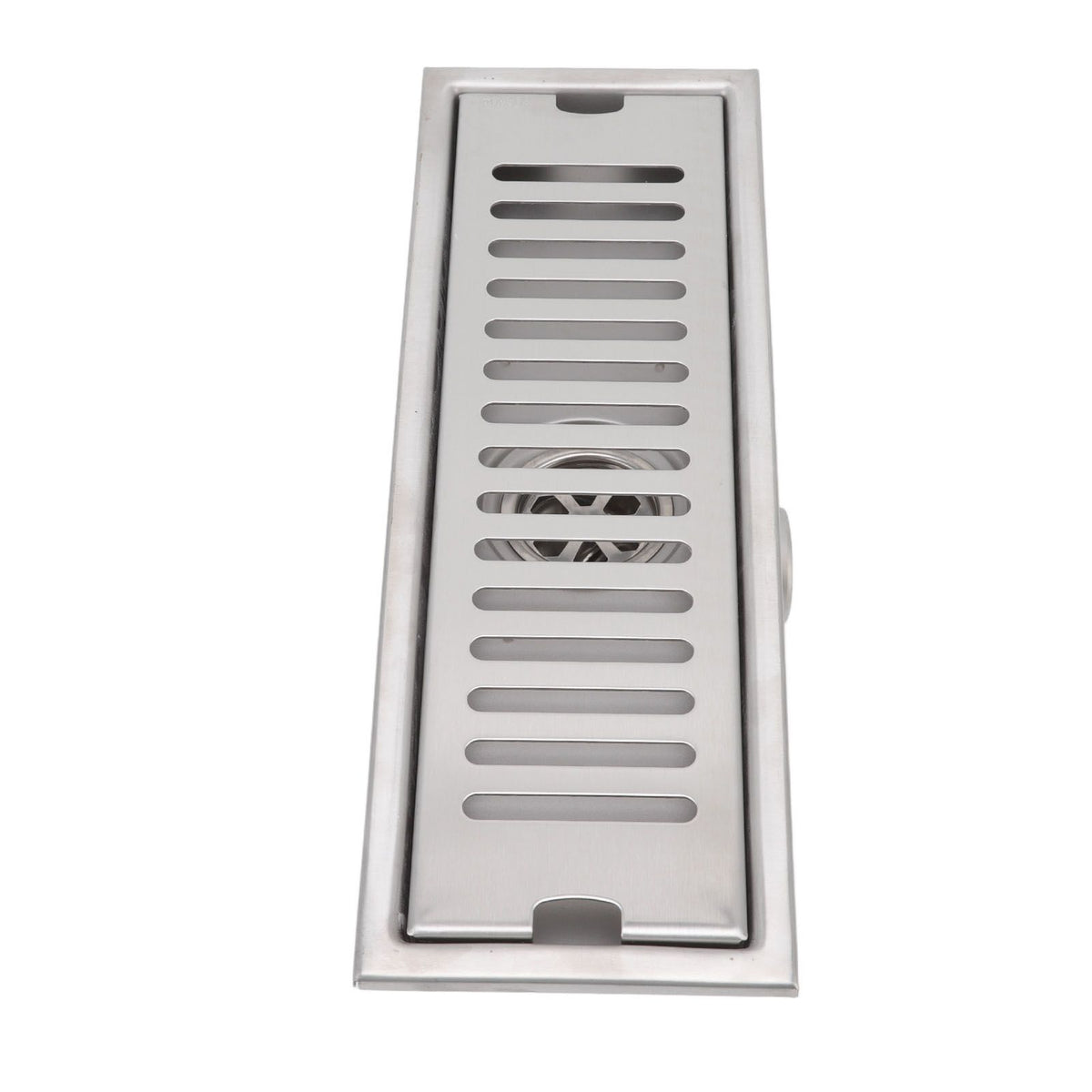 12 Inch Linear Shower Drain Rectangular Shower Floor Drain Channel Quick Drainage with Anti Odor Check Valve for Bathroom Kitchen