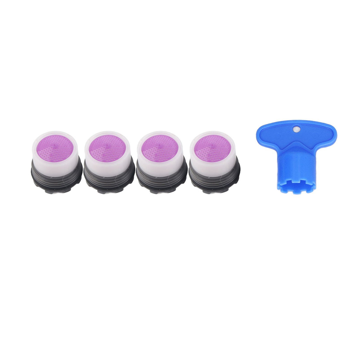 4 Pieces M16.5mm Sink Faucet Aerator 1.2GPM Flow Restrictor Bubble Tap Water Nozzle for Kitchen Bathroom