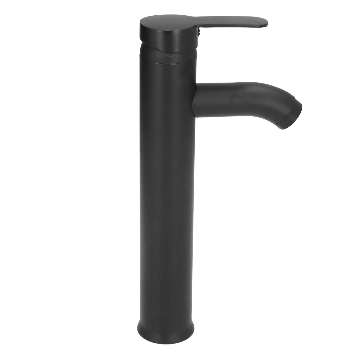 Black Faucet Bathroom G1/2 Stainless Steel Easy Control Matte Black Tall Vessel Sink Faucet with 2 Hoses for Bathroom