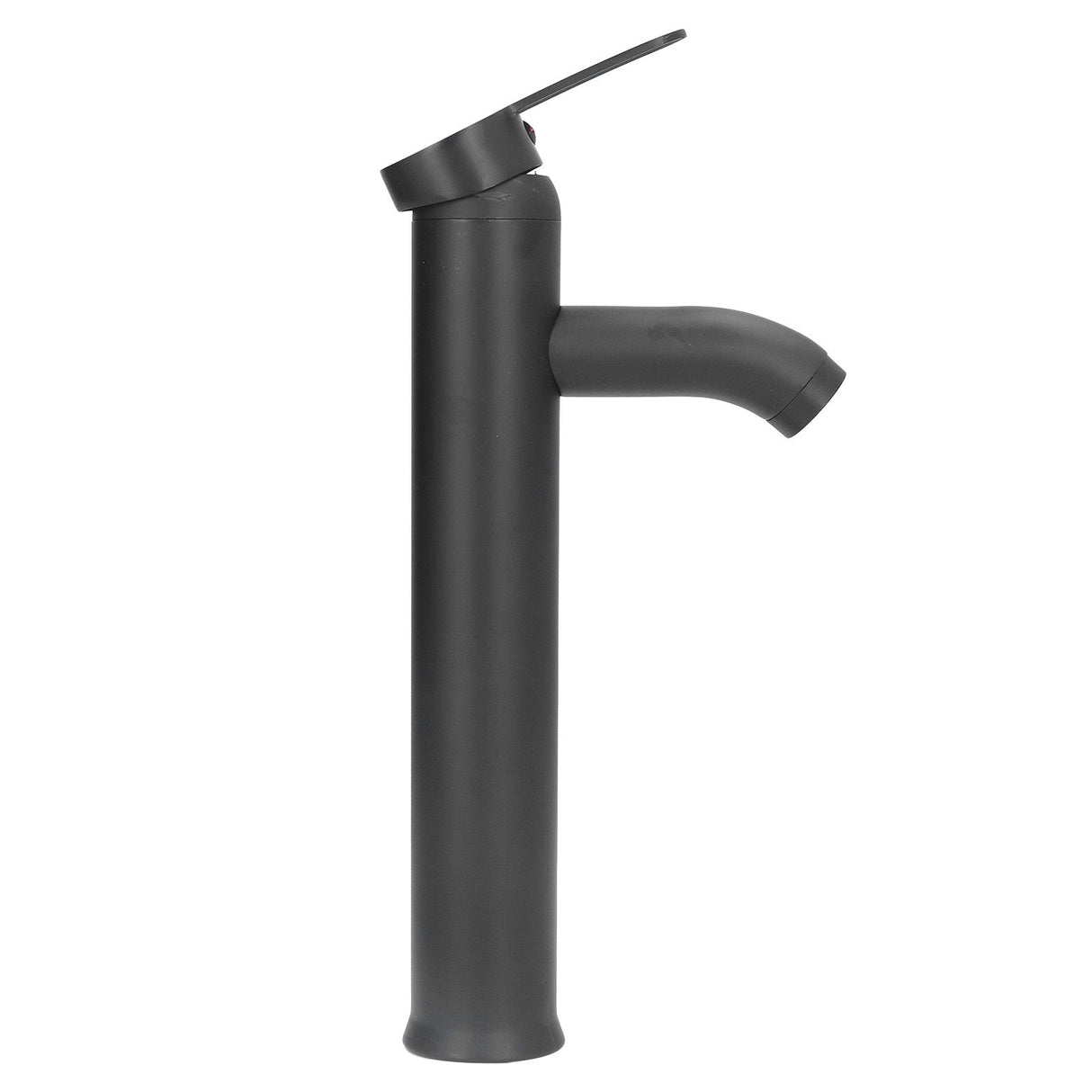 Black Faucet Bathroom G1/2 Stainless Steel Easy Control Matte Black Tall Vessel Sink Faucet with 2 Hoses for Bathroom