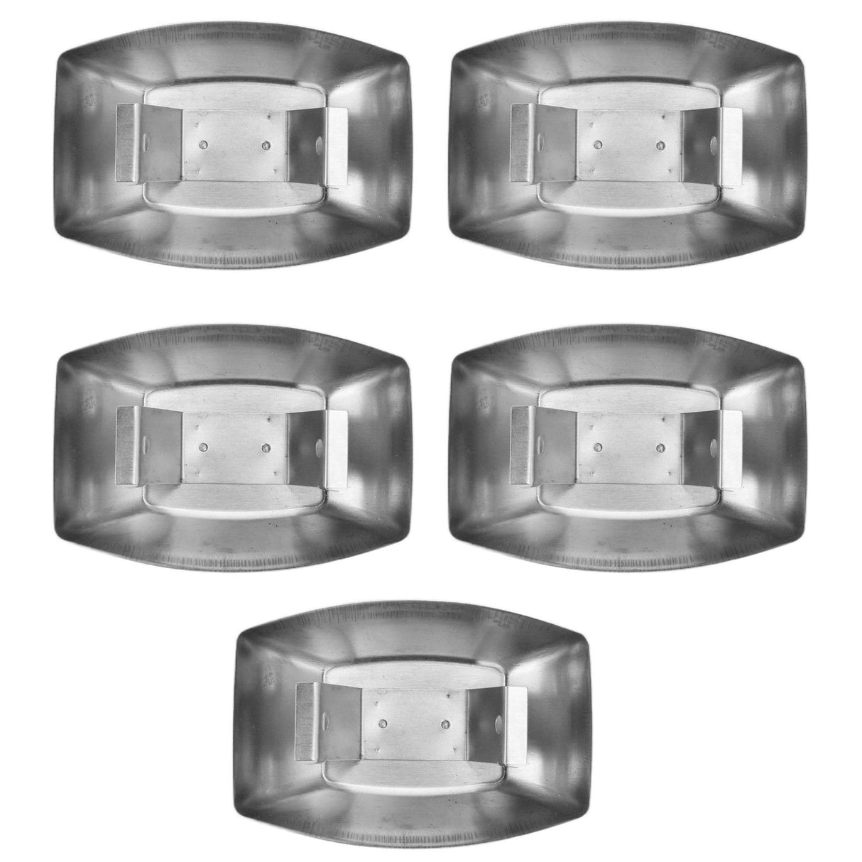 5pcs Range Hood Oil Box Adjustable Stainless Steel Kitchen Range Hood Oil Collecting Cup