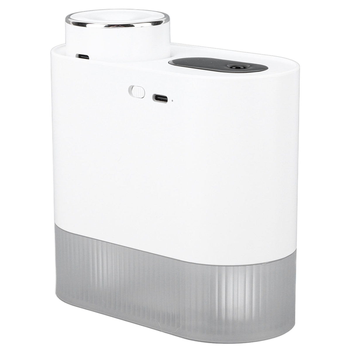 450ml Mini USB Humidifier High Capacity Double Spray Humidifier with Light for Bedroom OfficeWhite