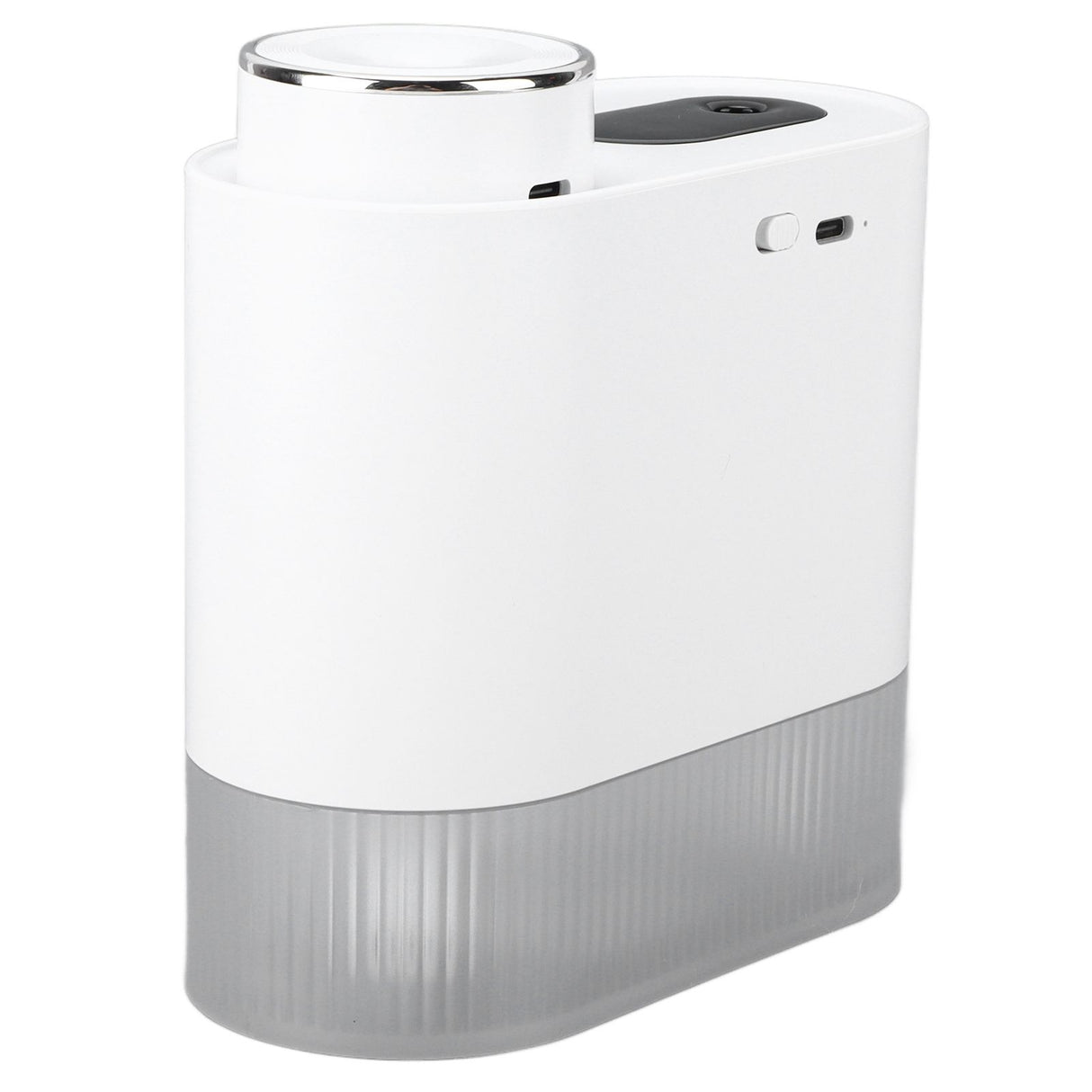 450ml Mini USB Humidifier High Capacity Double Spray Humidifier with Light for Bedroom OfficeWhite
