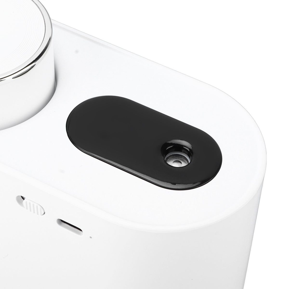 450ml Mini USB Humidifier High Capacity Double Spray Humidifier with Light for Bedroom OfficeWhite