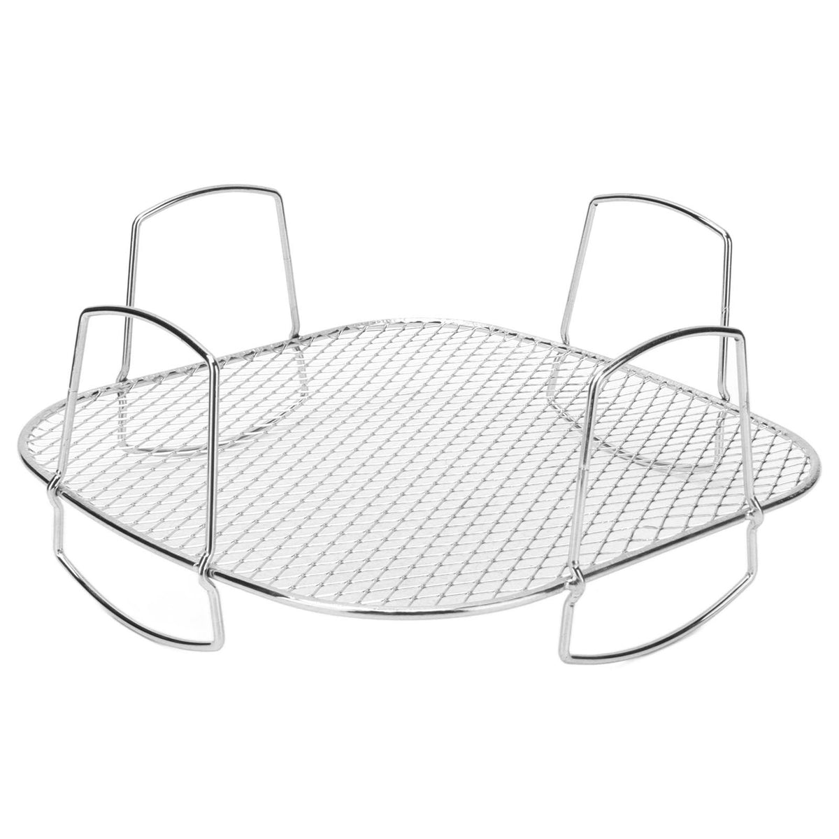 Stainless Steel French Fries Rack Anti Fall Oven Cooling Rack Holder Shelf for Home Kitchen Barbecue