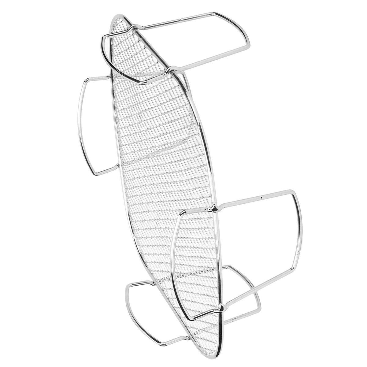 Stainless Steel French Fries Rack Anti Fall Oven Cooling Rack Holder Shelf for Home Kitchen Barbecue