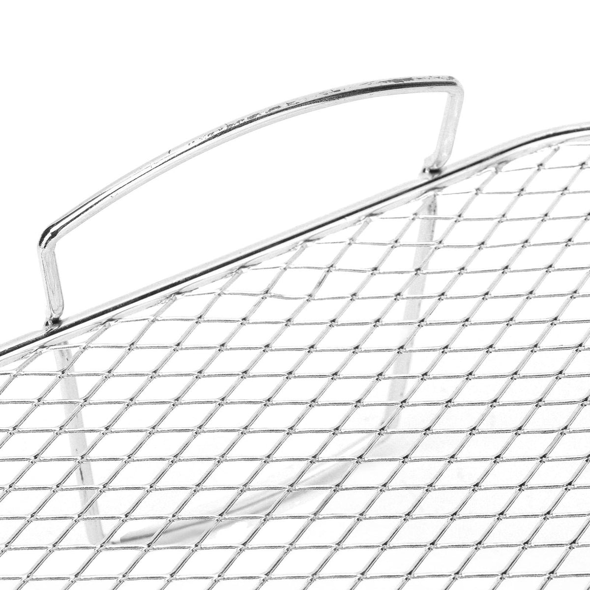 Stainless Steel French Fries Rack Anti Fall Oven Cooling Rack Holder Shelf for Home Kitchen Barbecue