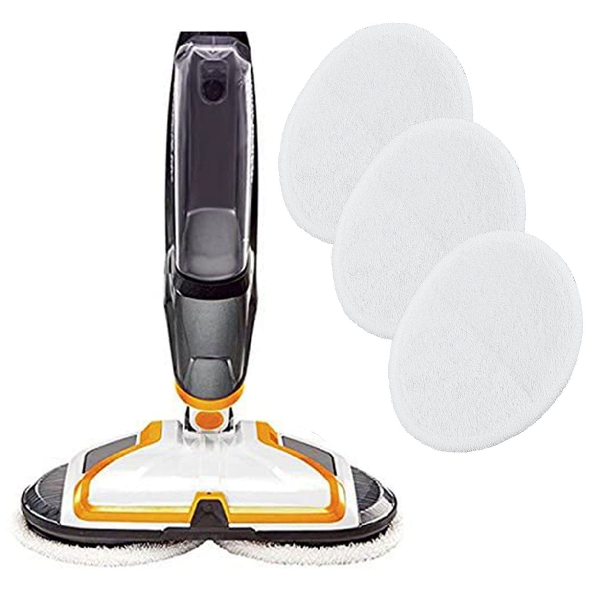 3PCS Mop Cloth Reusable Microfiber Mop Pad Mop Head Accessories for Bissell 2124/2039/2037/2039AWhite