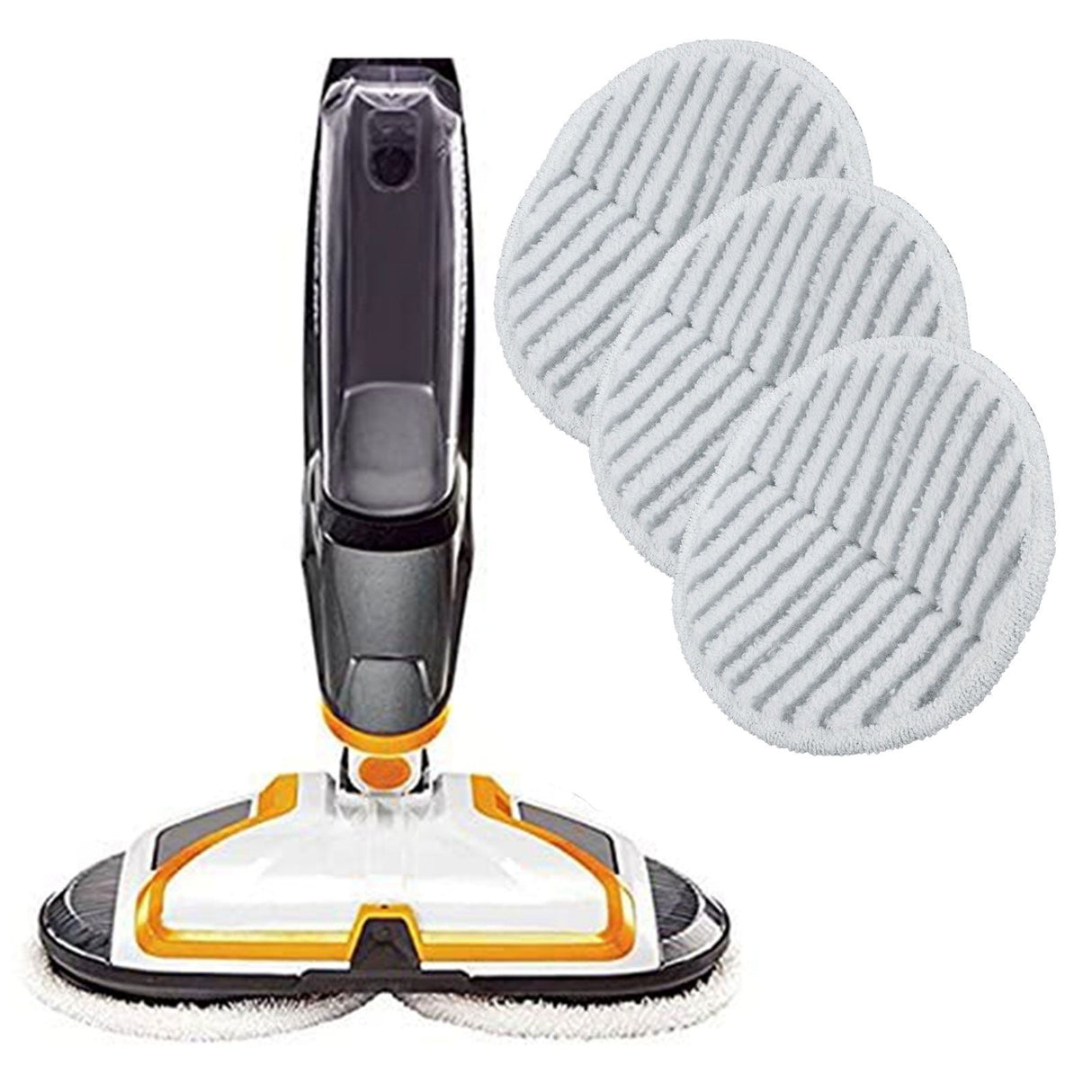 3PCS Mop Cloth Reusable Microfiber Mop Pad Mop Head Accessories for Bissell 2124/2039/2037/2039AGray