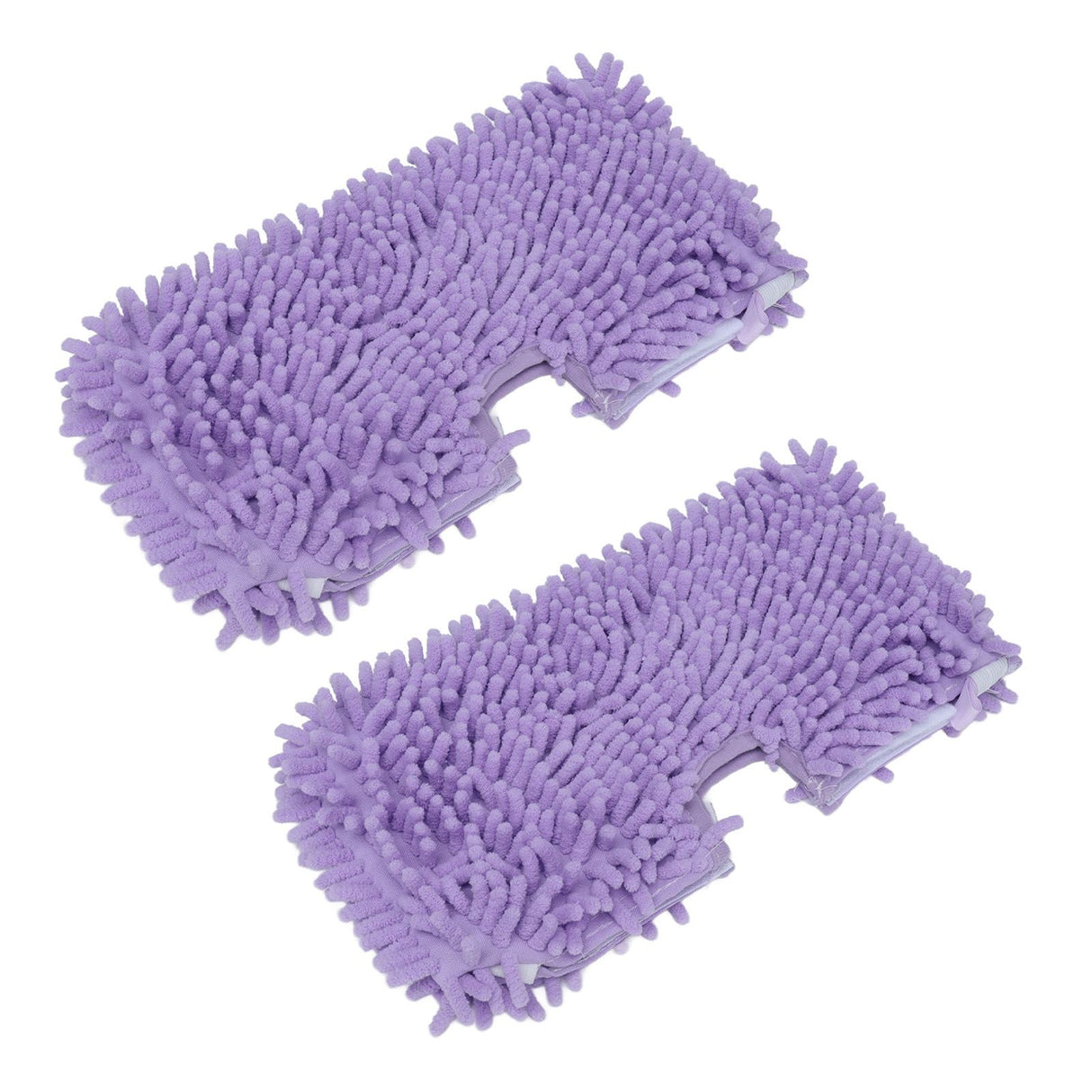 2PCS Mop Replacement Pads Soft Microfiber Mop Cloth Accessory Fit for Shark S3601 S3501 Purple