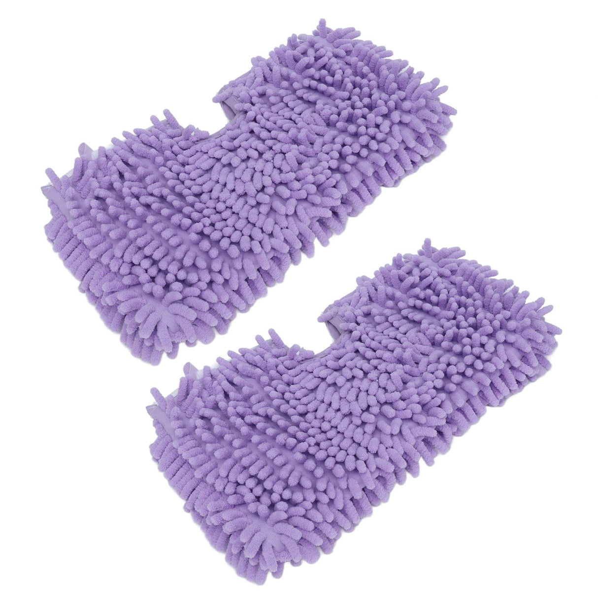 2PCS Mop Replacement Pads Soft Microfiber Mop Cloth Accessory Fit for Shark S3601 S3501 Purple