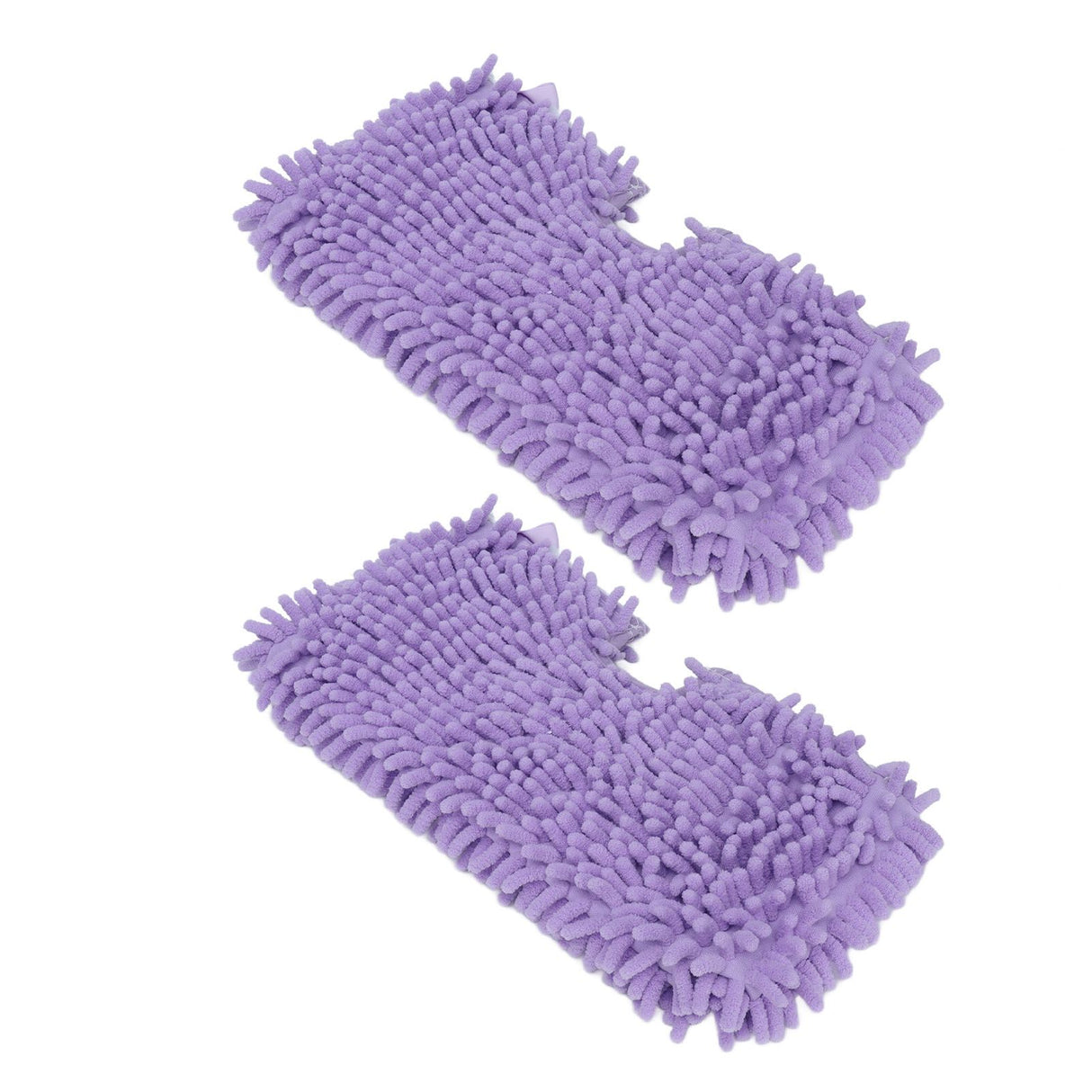 2PCS Mop Replacement Pads Soft Microfiber Mop Cloth Accessory Fit for Shark S3601 S3501 Purple