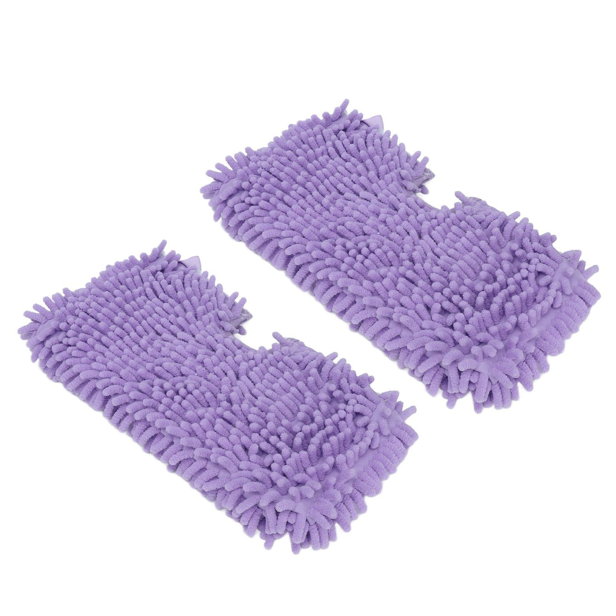 2PCS Mop Replacement Pads Soft Microfiber Mop Cloth Accessory Fit for Shark S3601 S3501 Purple