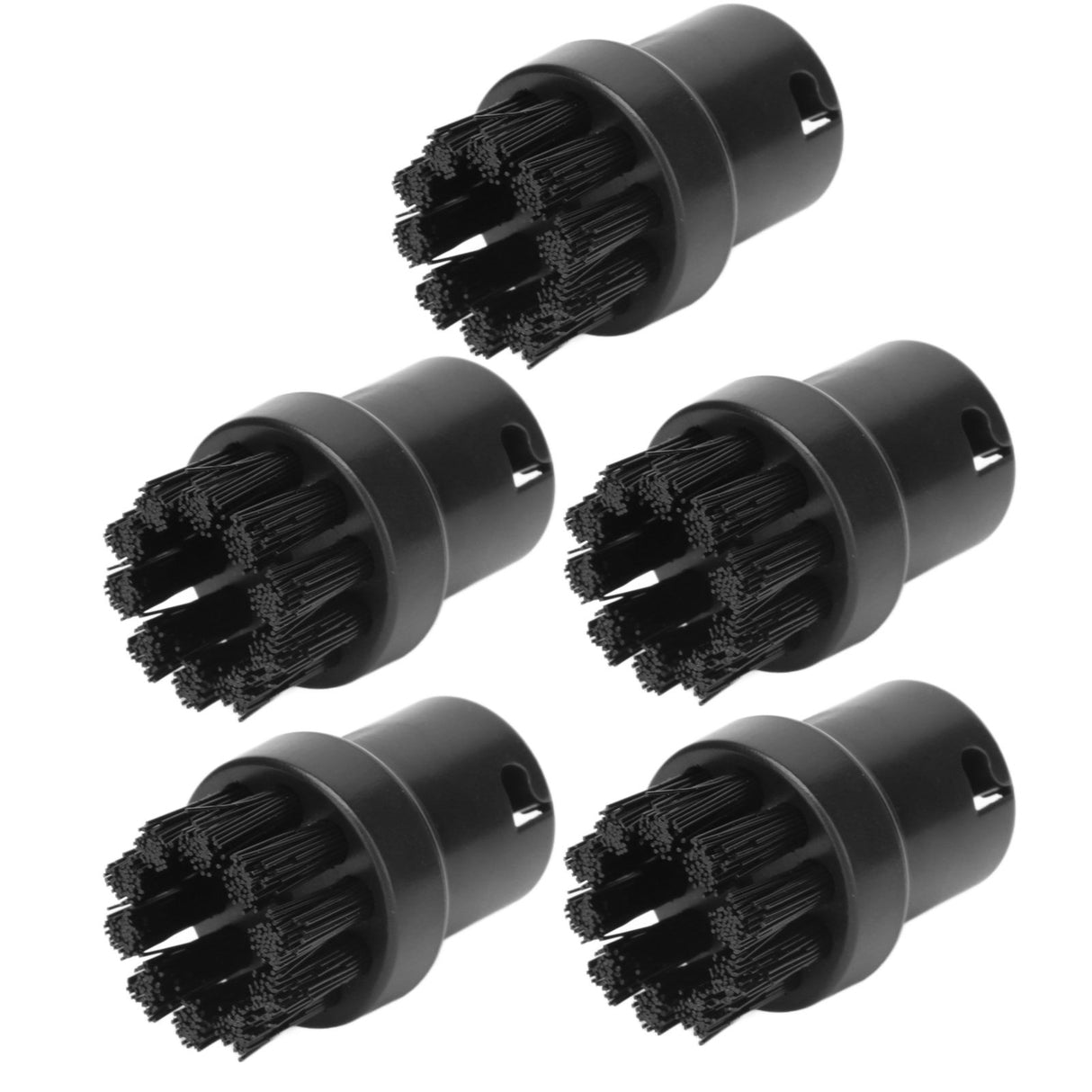 5PCS Steam Engine Brush Black Steamer Cleaning Brush Replacement Brush for Karcher SC1 SC2 SC3 SC4 SC5