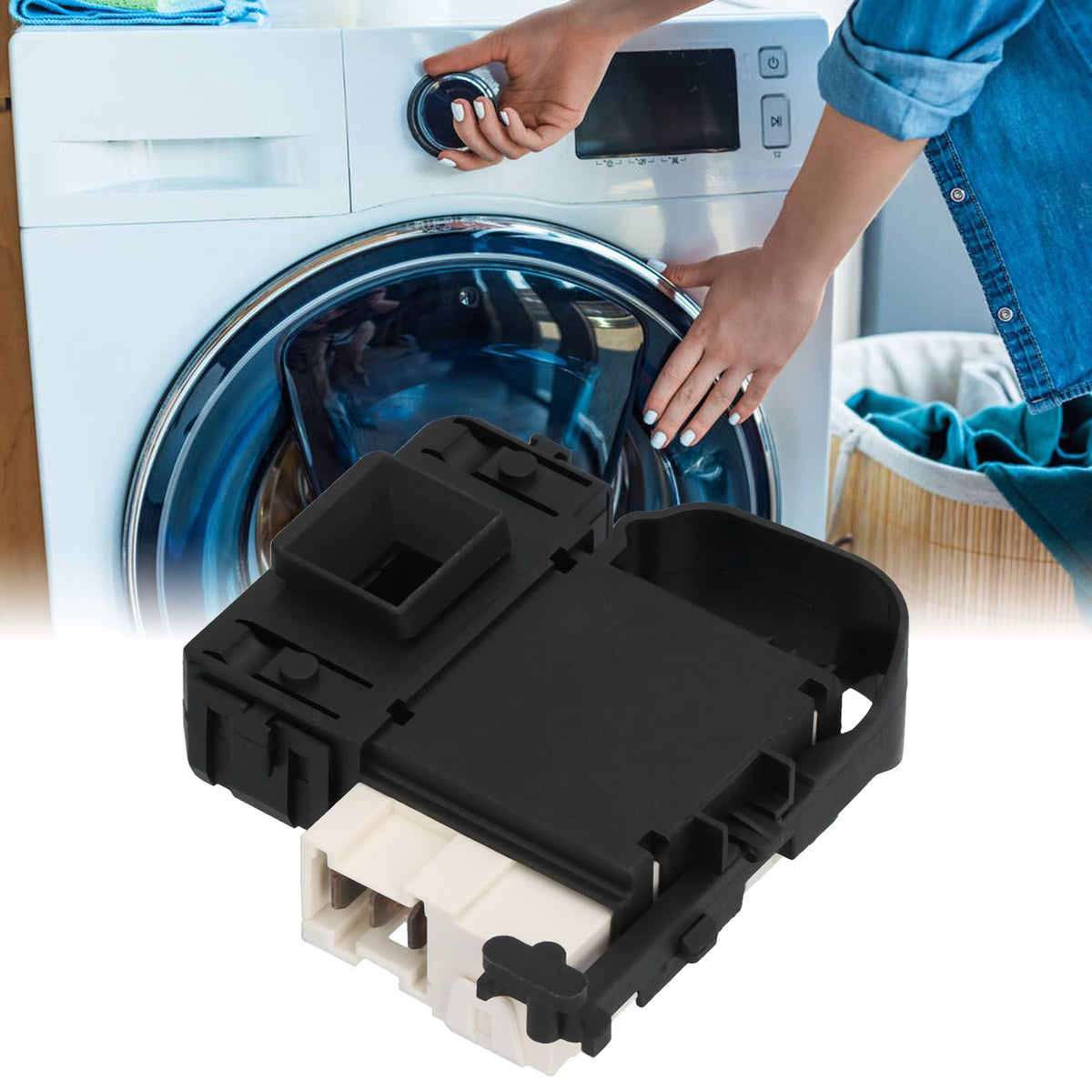 Washer Door Lock Drum Washing Machine Door Latch for Little Swan DM7 CONCORE DGF6031WN
