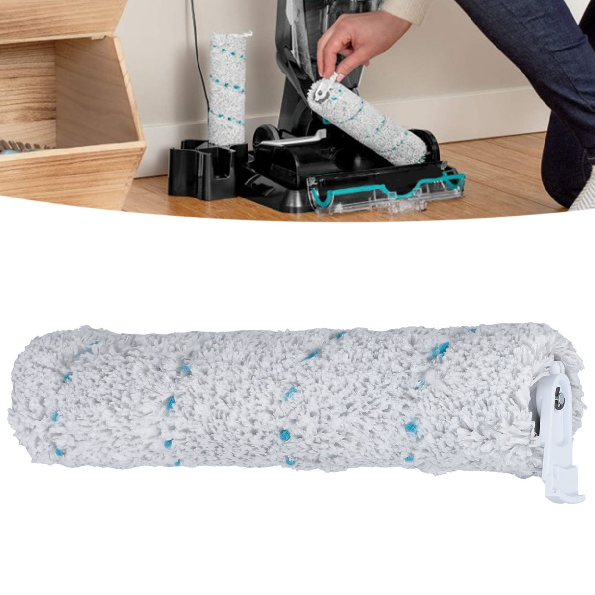 Multi Surfaces Brush Roller Replacement Fit for Bissell 2787 2554 CrossWave Cordless Max Vacuum Cleaner