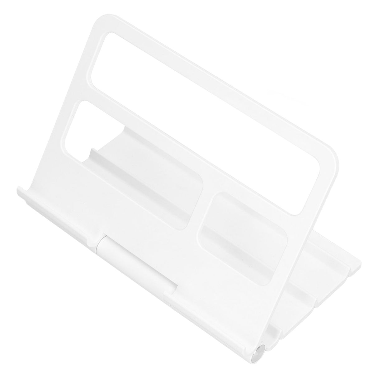 Tablet Stand Portable Multi Angle Adjustable Desktop Tablet Holder for IOS for Huawei TabletWhite