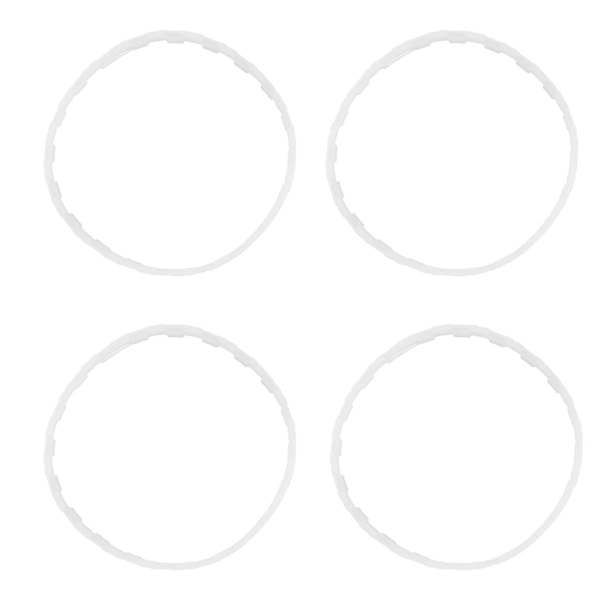 4Pcs Sweeping Robot Replacement Wheel Tire Rings Anti Wear Part for Xiaomi Sweeper