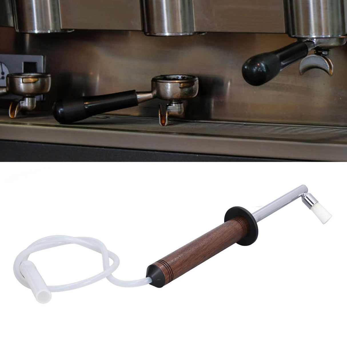 High Pressure Steam Coffee Machine Cleaning Brush Tool Detachable Fast Heat Dissipation for Kitchen Bar