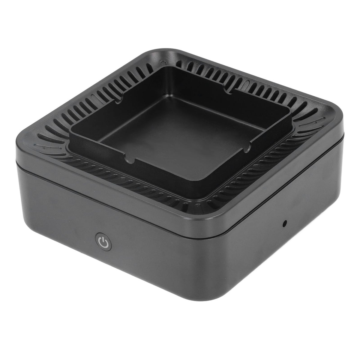 Smokeless Ashtray Gray Home Office Desktop USB Charging Large Air Volume Negative Ion Ashtray Purifier