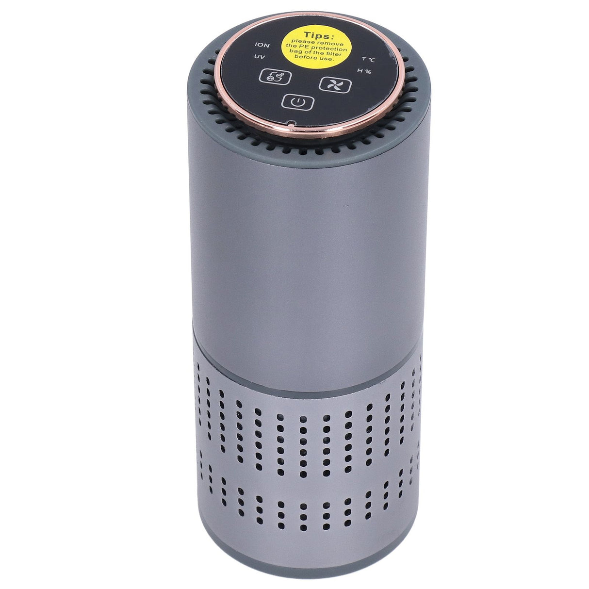 Car Air Purifier Home Car USB Power Supply Odor Removal Purple Light Negative Ion Air Purifier Freshener