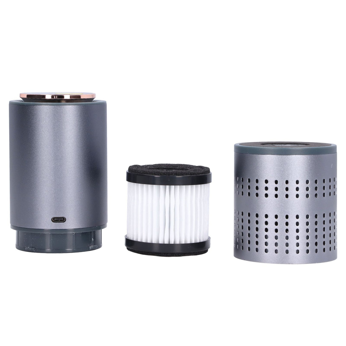 Car Air Purifier Home Car USB Power Supply Odor Removal Purple Light Negative Ion Air Purifier Freshener