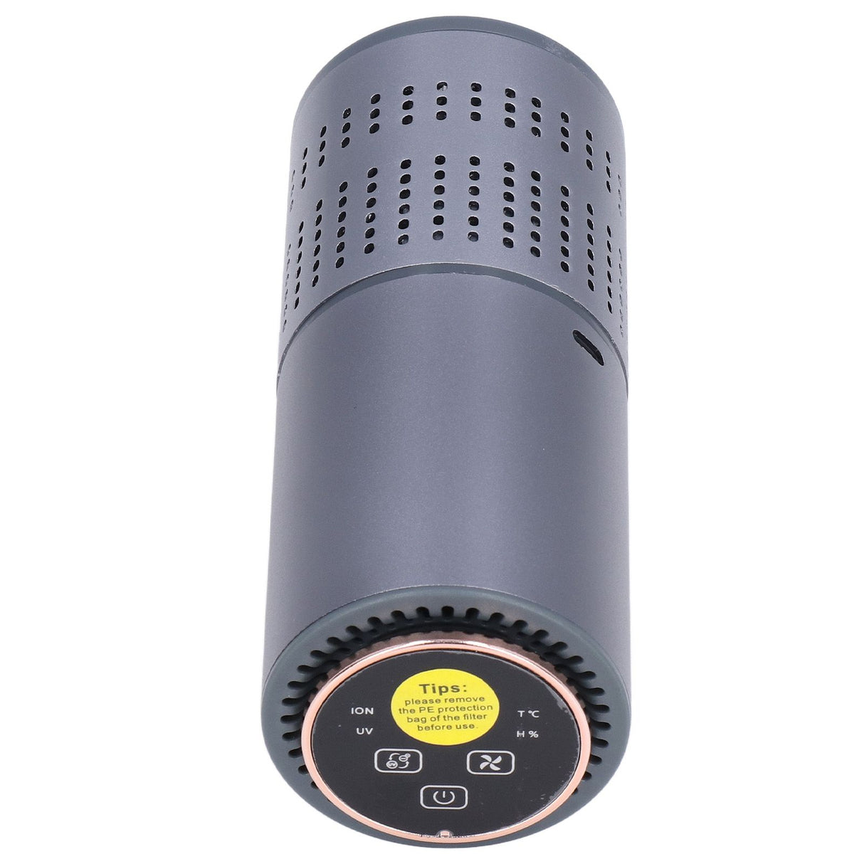 Car Air Purifier Home Car USB Power Supply Odor Removal Purple Light Negative Ion Air Purifier Freshener