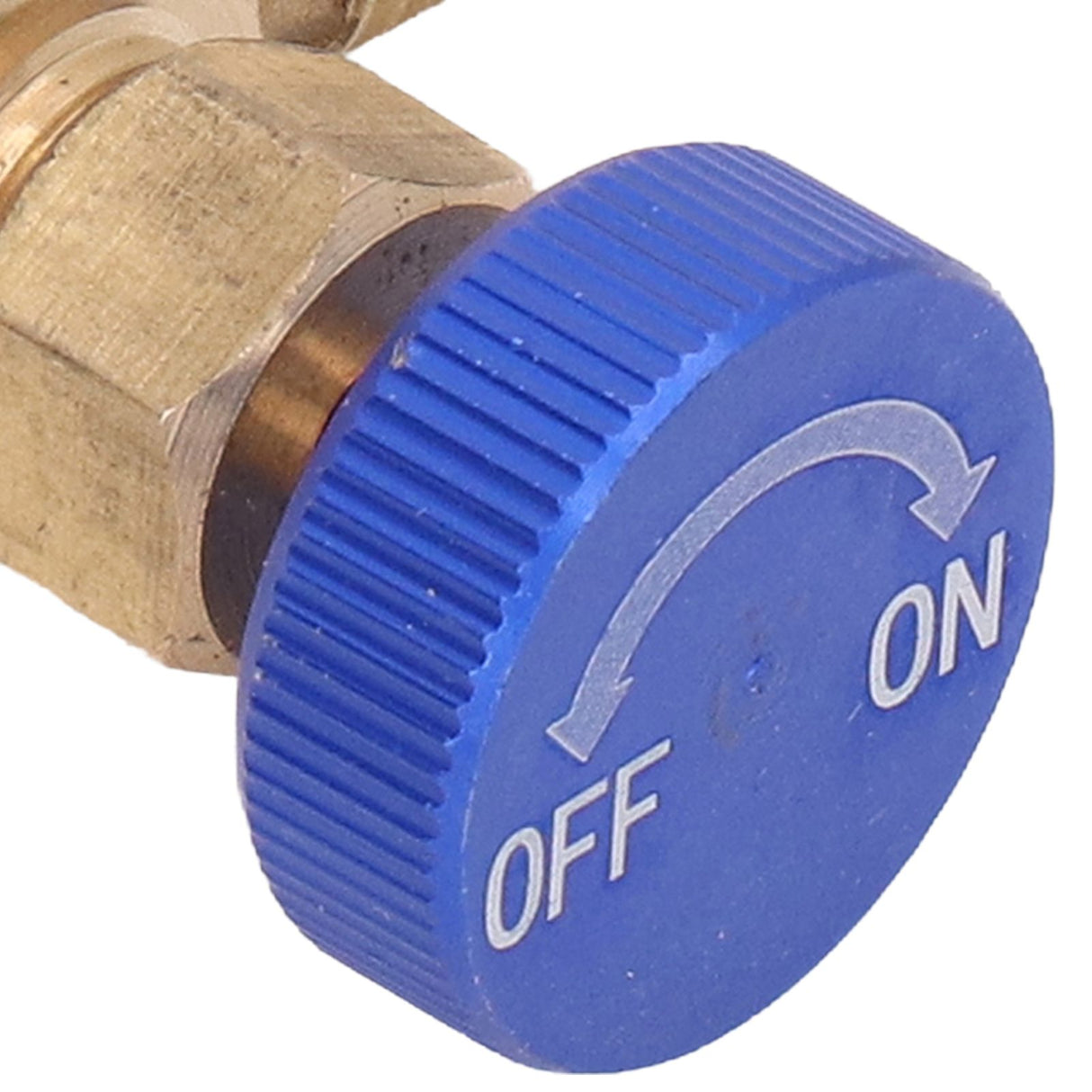 2PCS Refrigeration Valve Air Conditioning Refrigerant Control Valve Fluoride Charging Adapter for R22 R404 R407 1/4SAE Thread