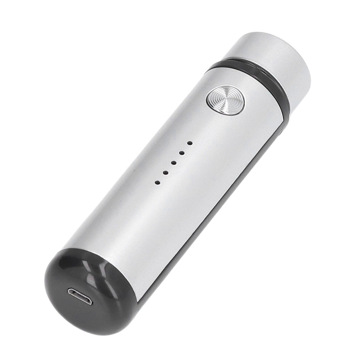 013 Electric Mini Shaver Portable Low Noise Power Display USB Mini Electric Shaver for MenSilver