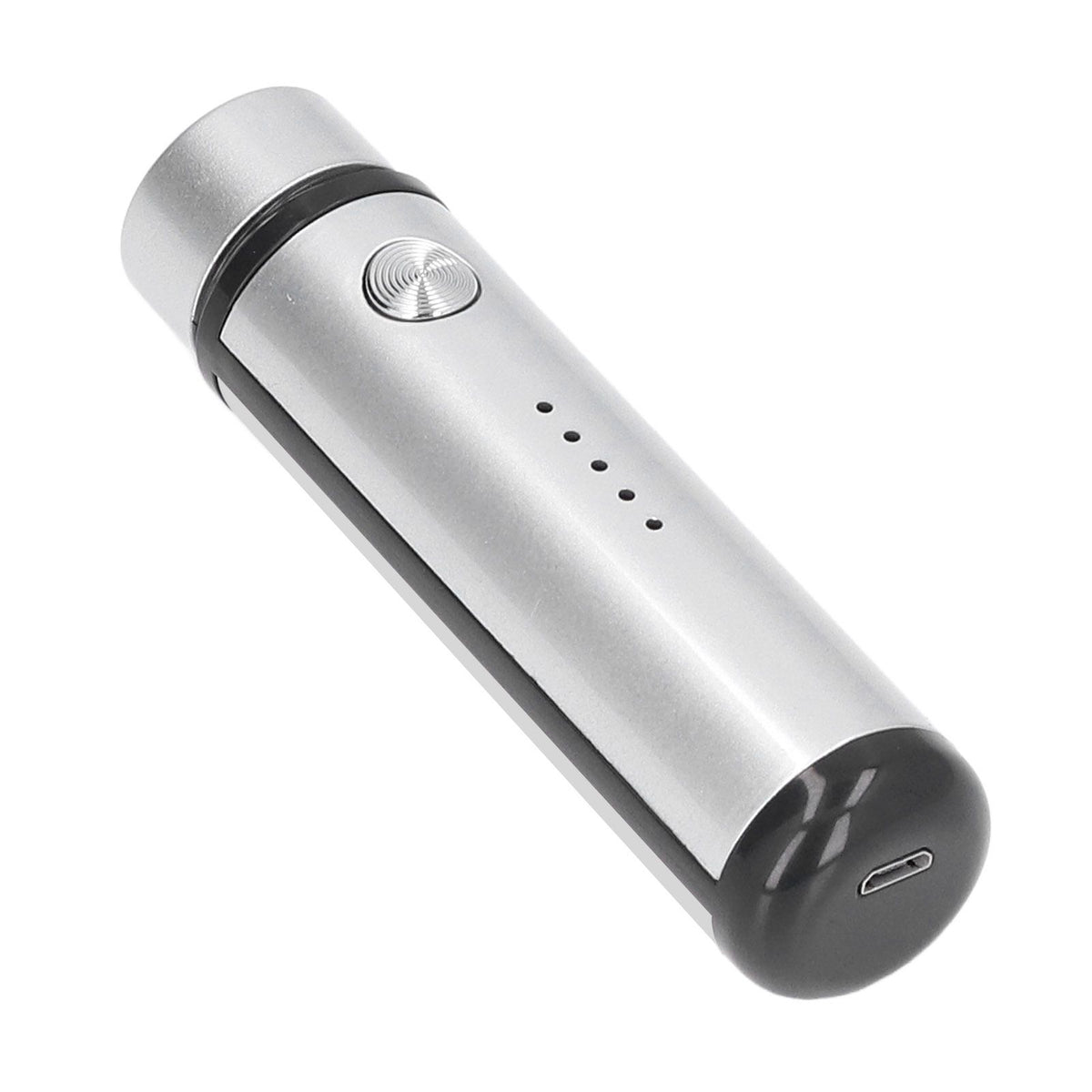 013 Electric Mini Shaver Portable Low Noise Power Display USB Mini Electric Shaver for MenSilver