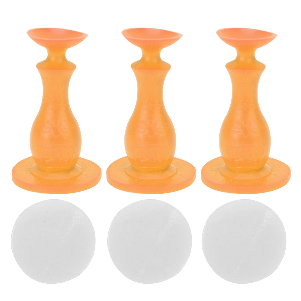 3Pcs Washer Door Stopper Front Load Washing Machine Door Holder Prop Rubber for Family UseOrange