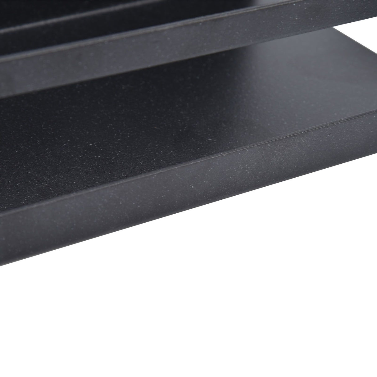 Kitchen Rack Space Saving Spice Shelf Organizer Magnetic Single Tier Iron for StorageBlack