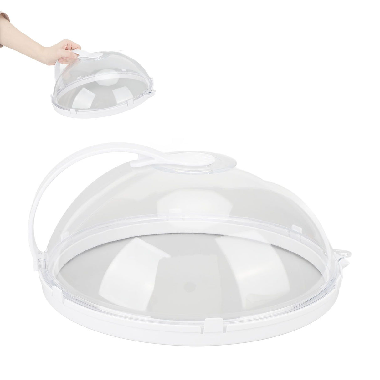 Microwave Splatter Cover Portable Oil Proof Splashproof Microwave Oven Heating Special Cover Kitchen Supplies