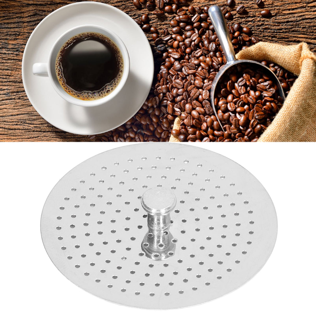 2pcs Coffee Press Replacement Filter Professional Coffee Press Replacement Filter Screen for Coffee House Restaurant4 Servings