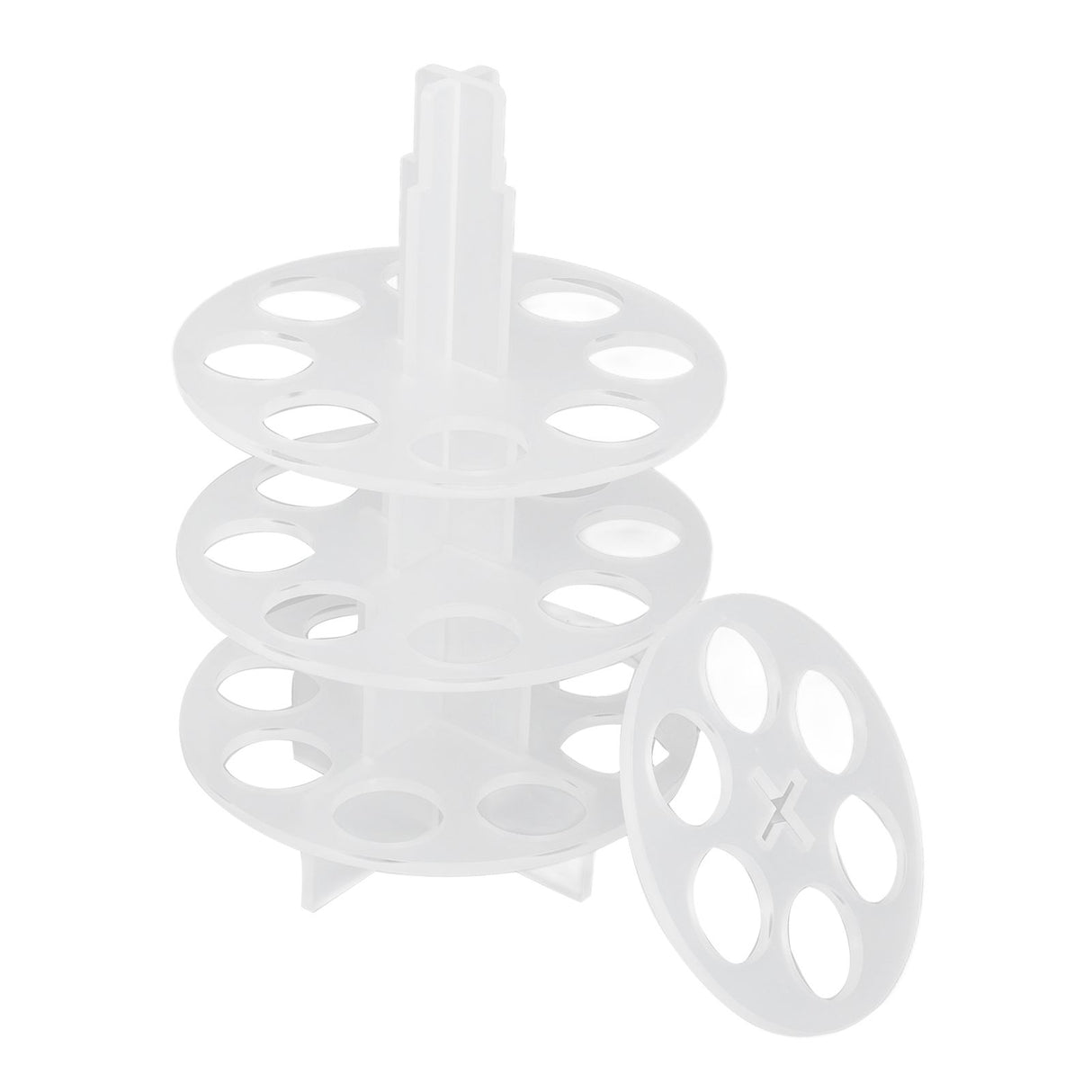 30 Holes Coffee Carousel Holder Coffee Pod Organizer Storage Rack Acrylic Modern Design for Home Office