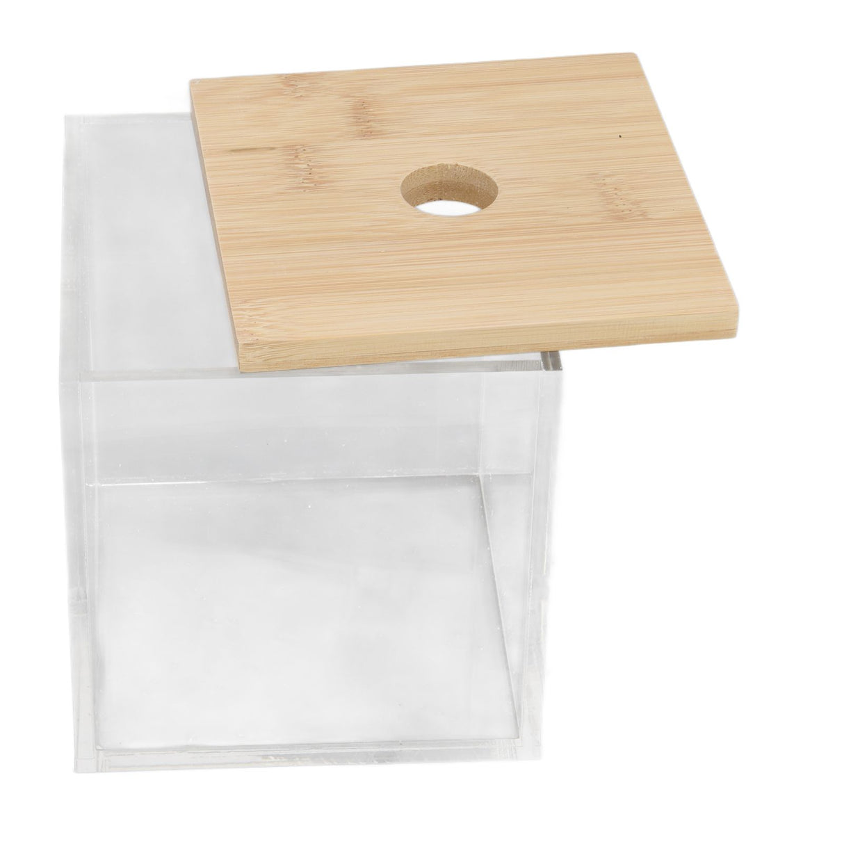 Clear Acrylic Coffee Capsule Holder Box with Lid Storage Box for Coffee Shop for Home