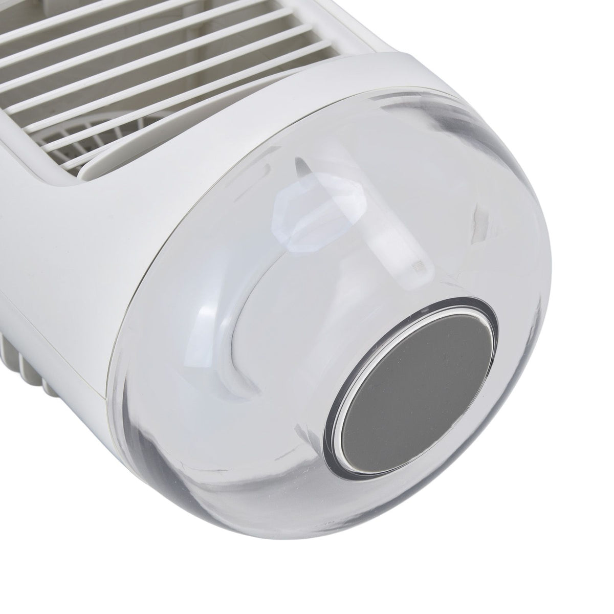 Mini Air Conditioner Humidifier Aromather 3 Gears 5 Blades USB Charging Night Light Water Cooling Fan White