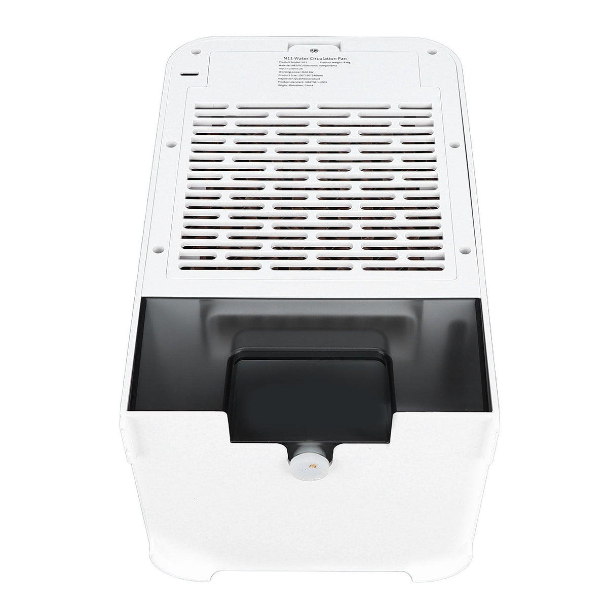 Fan Humidifier 500ml USB Powered 6W 2A 5V Air Cooler Three Levels Adjustable Pull Out Design Windowless Air Conditioner