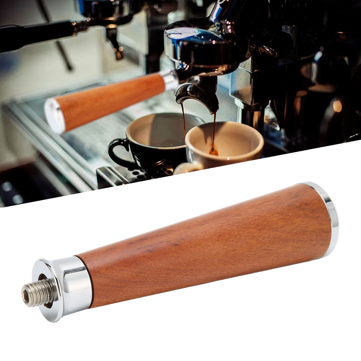 M10 Portafilter Wooden Handle Dalbergia Cochinchinensis Coffee Filter Handle Accessory