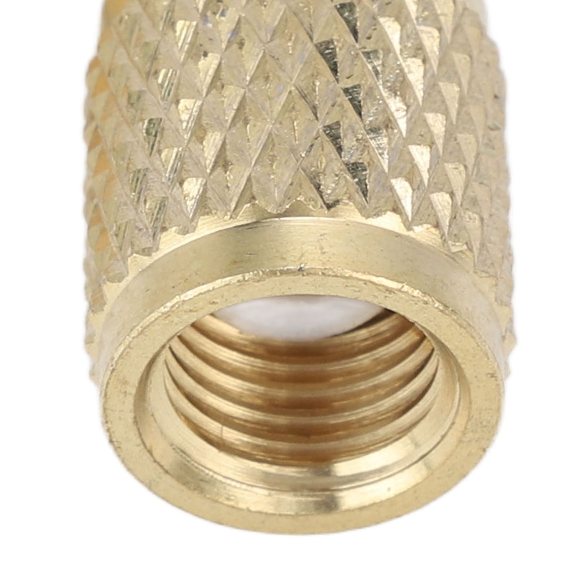 Quick Coupler Tee Adapter with Valve Core Brass 1/4in SAE Sturdy Structure for R22 R12 R134