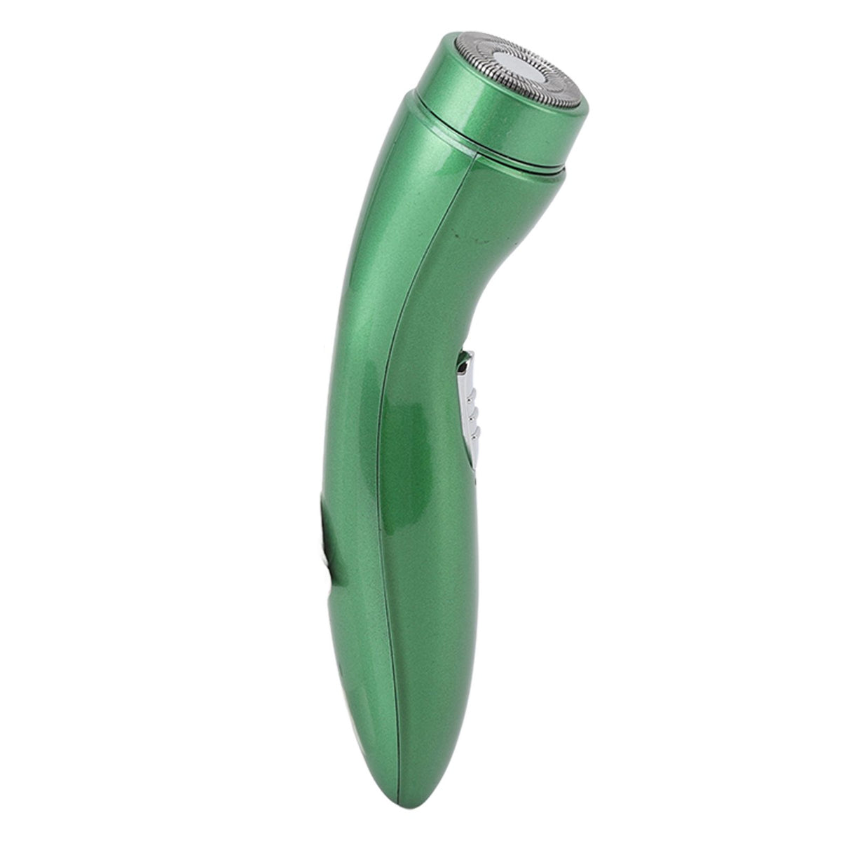 Electric Razor Low Noise Stainless Steel Electric Head Shaver Low Allergic Reactivity for Man 3.7V 2W Green