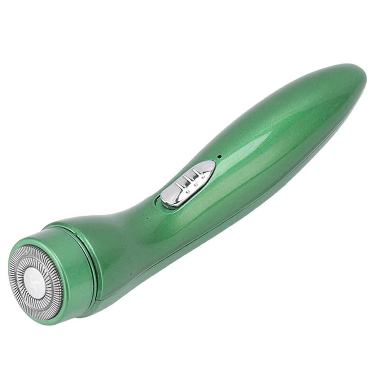 Electric Razor Low Noise Stainless Steel Electric Head Shaver Low Allergic Reactivity for Man 3.7V 2W Green