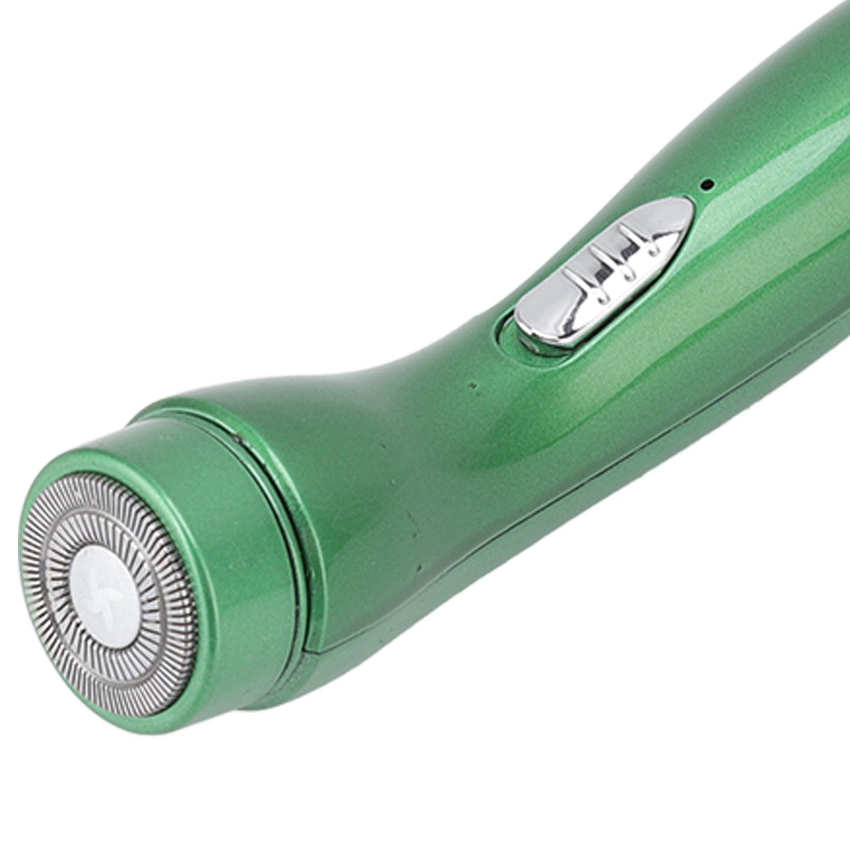 Electric Razor Low Noise Stainless Steel Electric Head Shaver Low Allergic Reactivity for Man 3.7V 2W Green