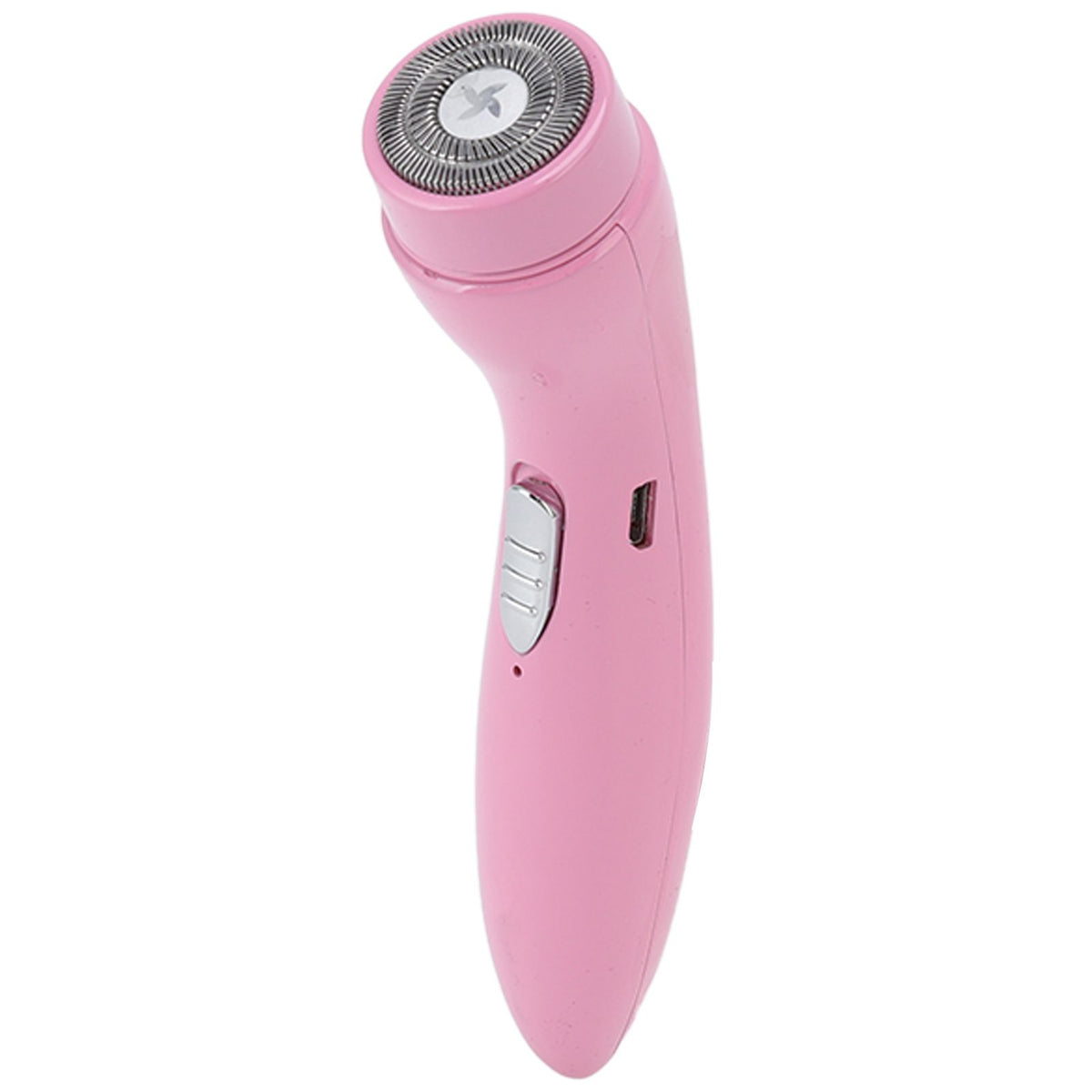 Electric Razor Low Noise Stainless Steel Electric Head Shaver Low Allergic Reactivity for Man 3.7V 2W Pink
