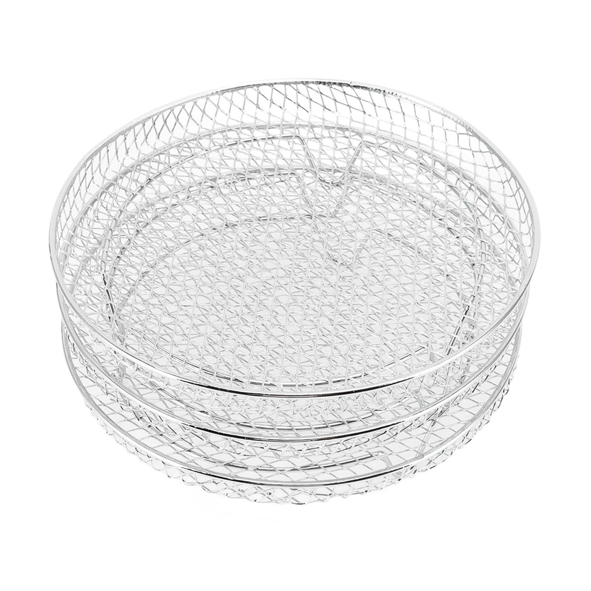 3Pcs Air Fryer Dehydrator Racks Stackable Food Grade Stainless Steel Fruit Meat Dehydration Air Fryer Rack for Air Fryer