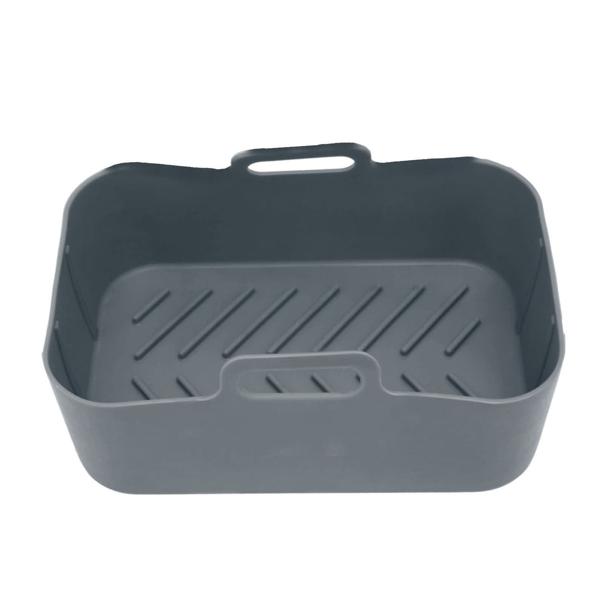 Fryer Silicone Pot Non Stick Reusable Liner Basket Replacement for Ninja DZ201 Foodi 8QT Gray