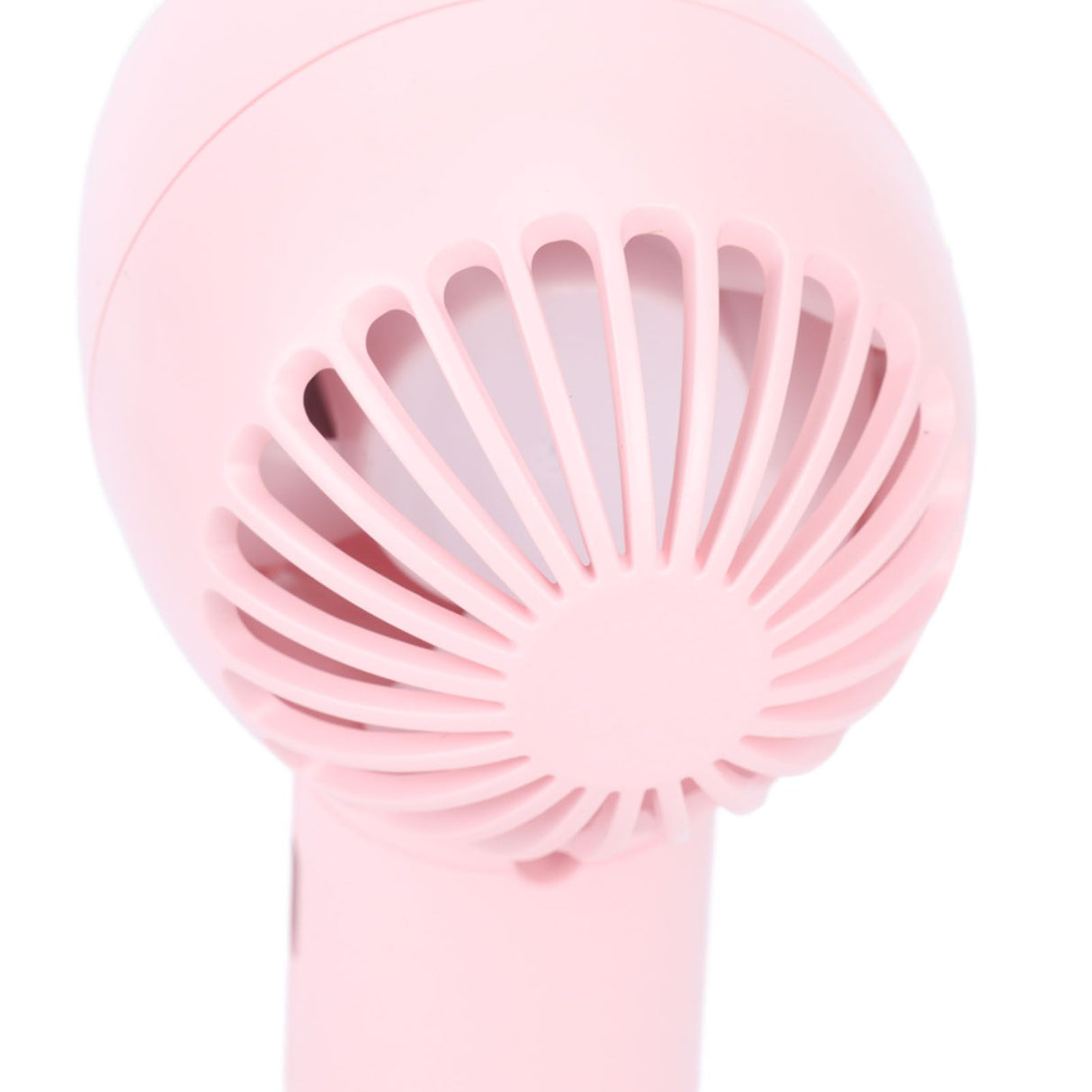 Handheld Fan 3 Speeds USB Charging Strong Wind Lightweight 1200mAh Battery Portable Fan Handheld for Office Travel Pink