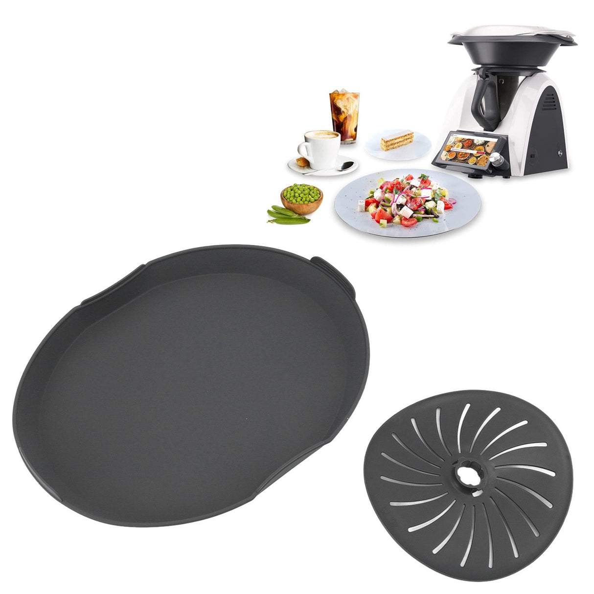 High Temperature Resistant Silicone Pan Food Processor Blade Protector for Vorwerk Thermomix TM5 TM6 TM31